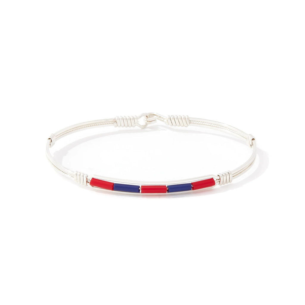 Ronaldo Jewelry Spirit Bracelet - Ole Miss in Sterling Silver