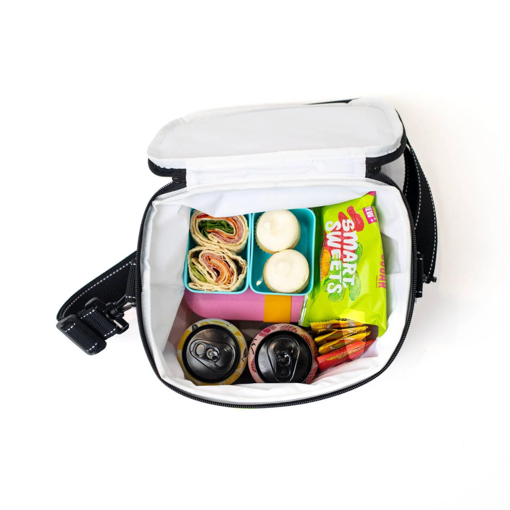 SCOUT Ferris Cooler Crossbody Lunch Box in Line Up Pattern