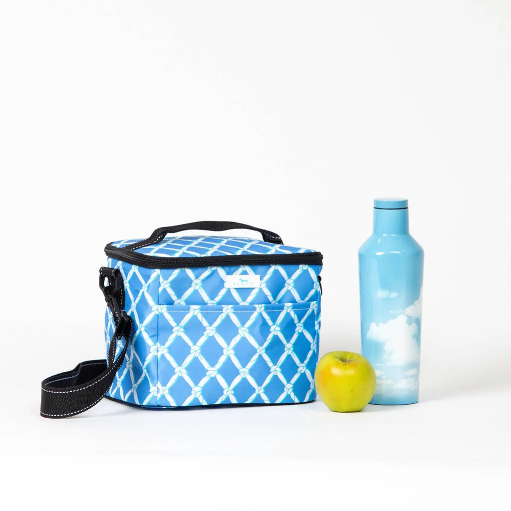 SCOUT Ferris Cooler Crossbody Lunch Box in Nothin But Net Pattern