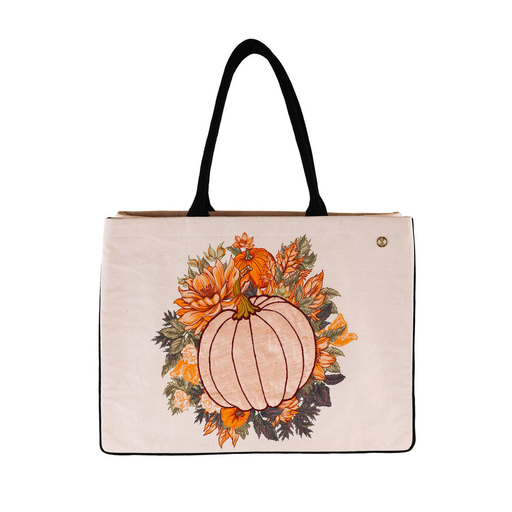 Simply Southern Pumpkin Embroidered Totes