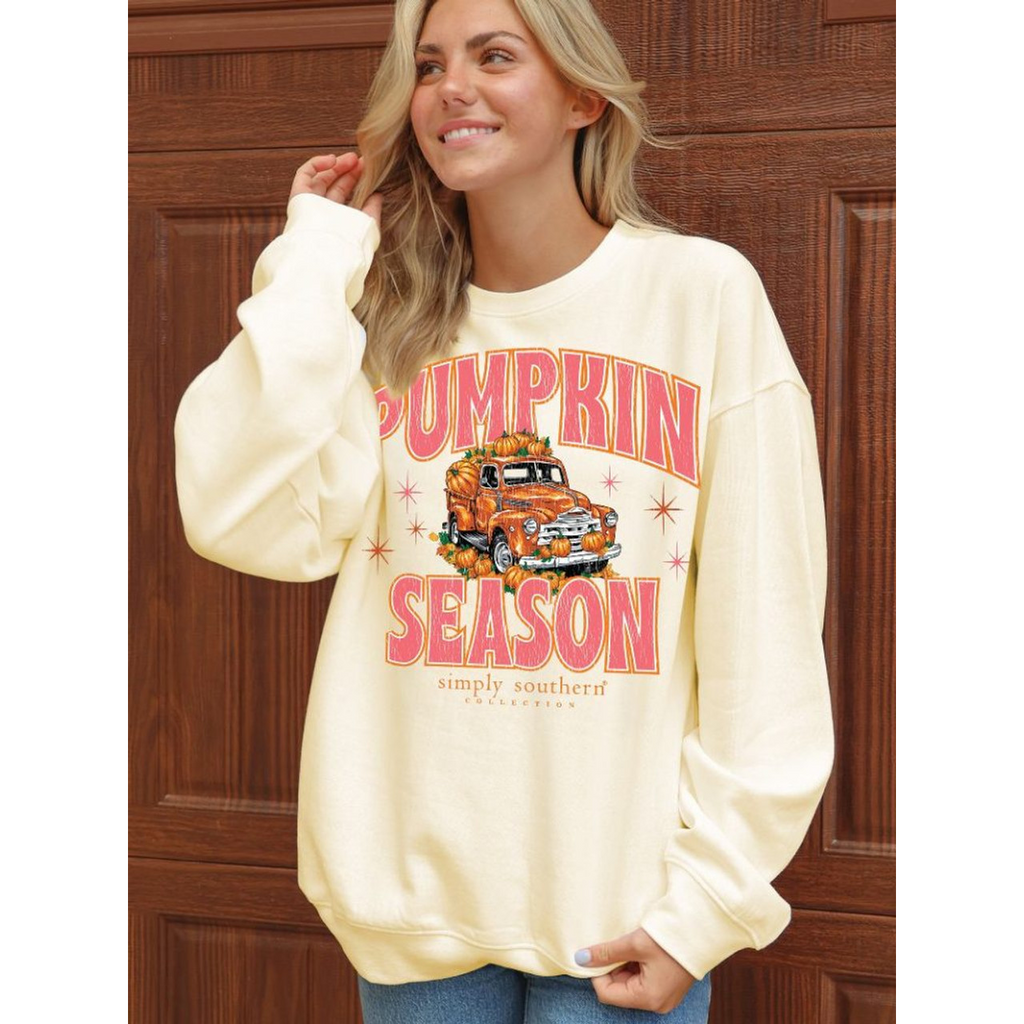 Simply Southern 'Pumpkin Season' Long Sleeve Crew