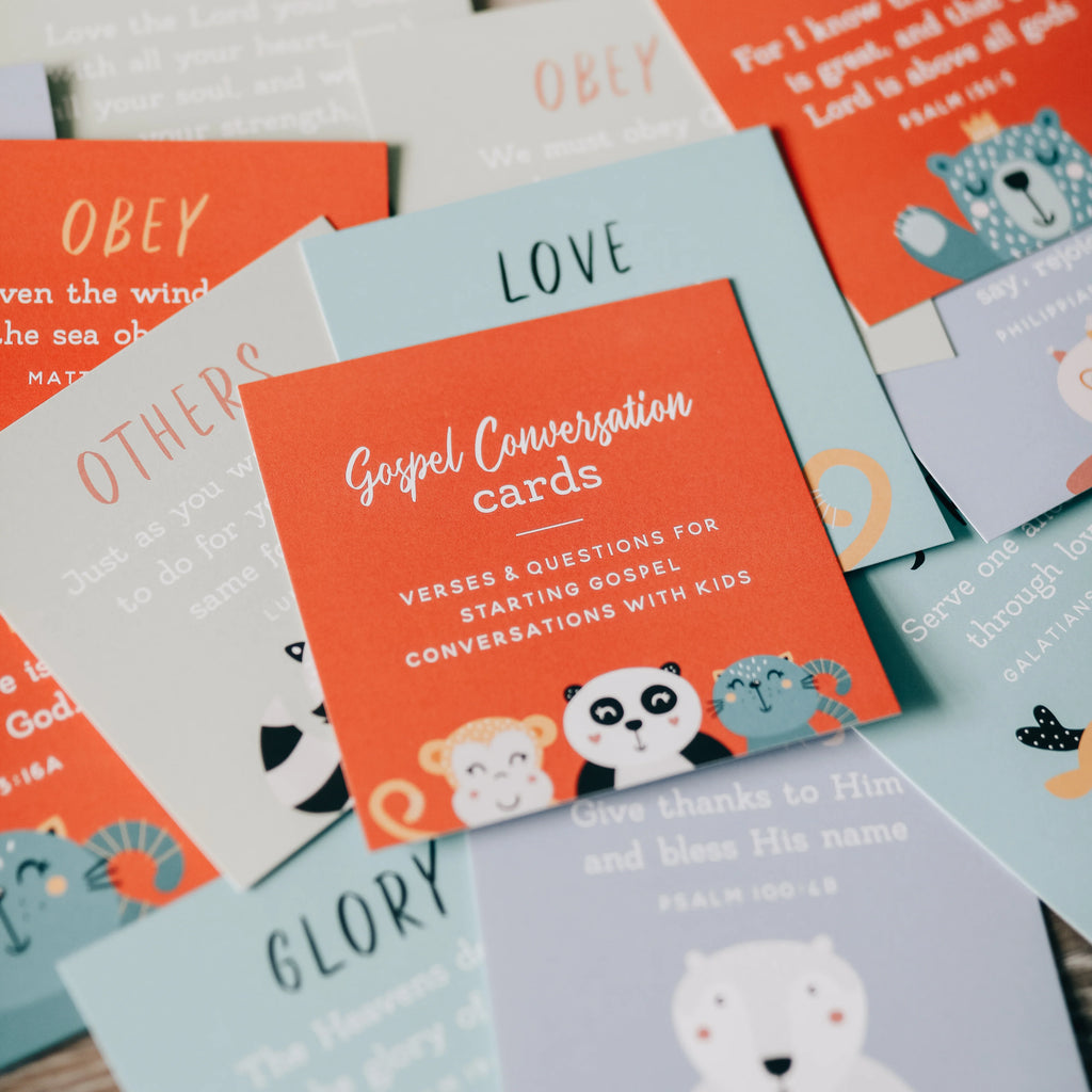 The Daily Grace Co. Gospel Conversations for Kids Card Set