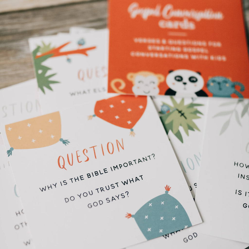 The Daily Grace Co. Gospel Conversations for Kids Card Set