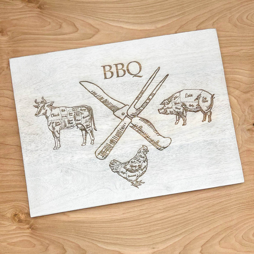 Standard BBQ Crest Serving Board