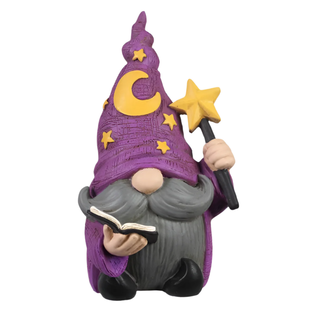 Young's Inc. Resin Halloween Whimsical Gnome Figurine, 3 Assorted