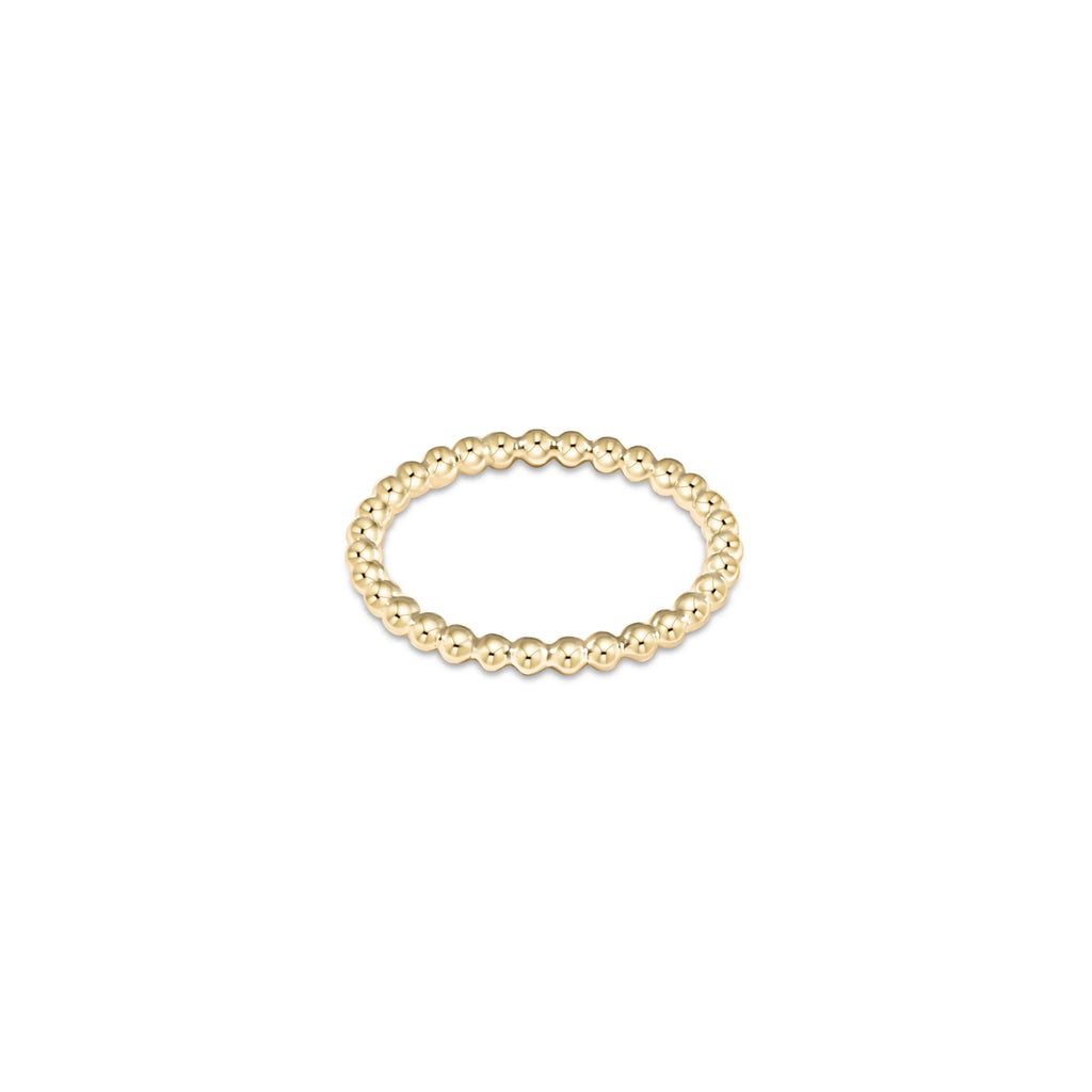 eNewton Design Classic Gold 2mm Bead Ring