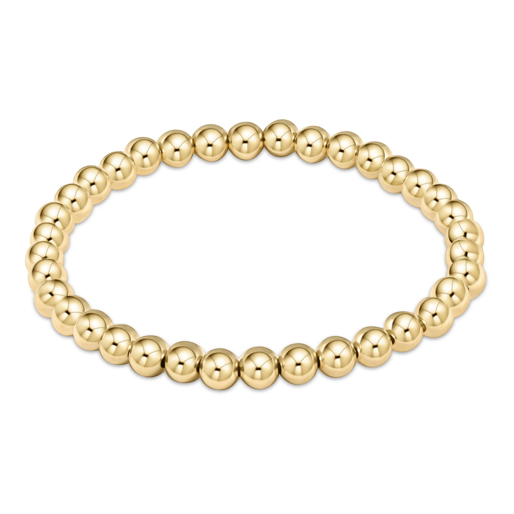 eNewton Design Classic Gold 5mm Bead Bracelet