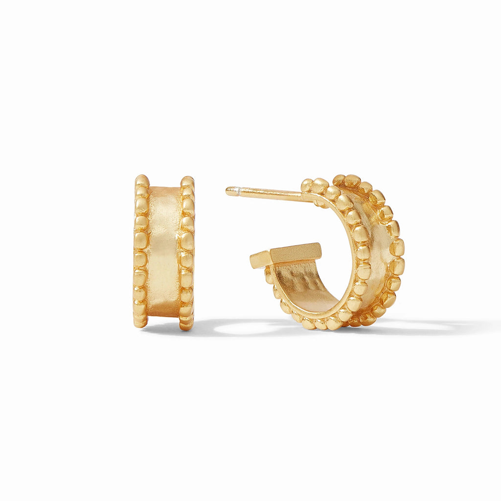 Julie Vos Marbella Hoop & Charm Earring