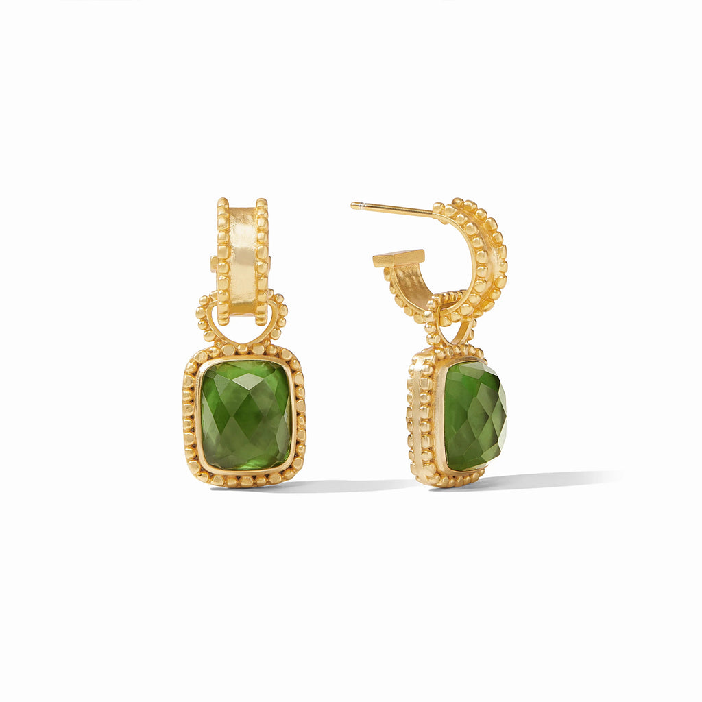 Julie Vos Marbella Hoop & Charm Earring