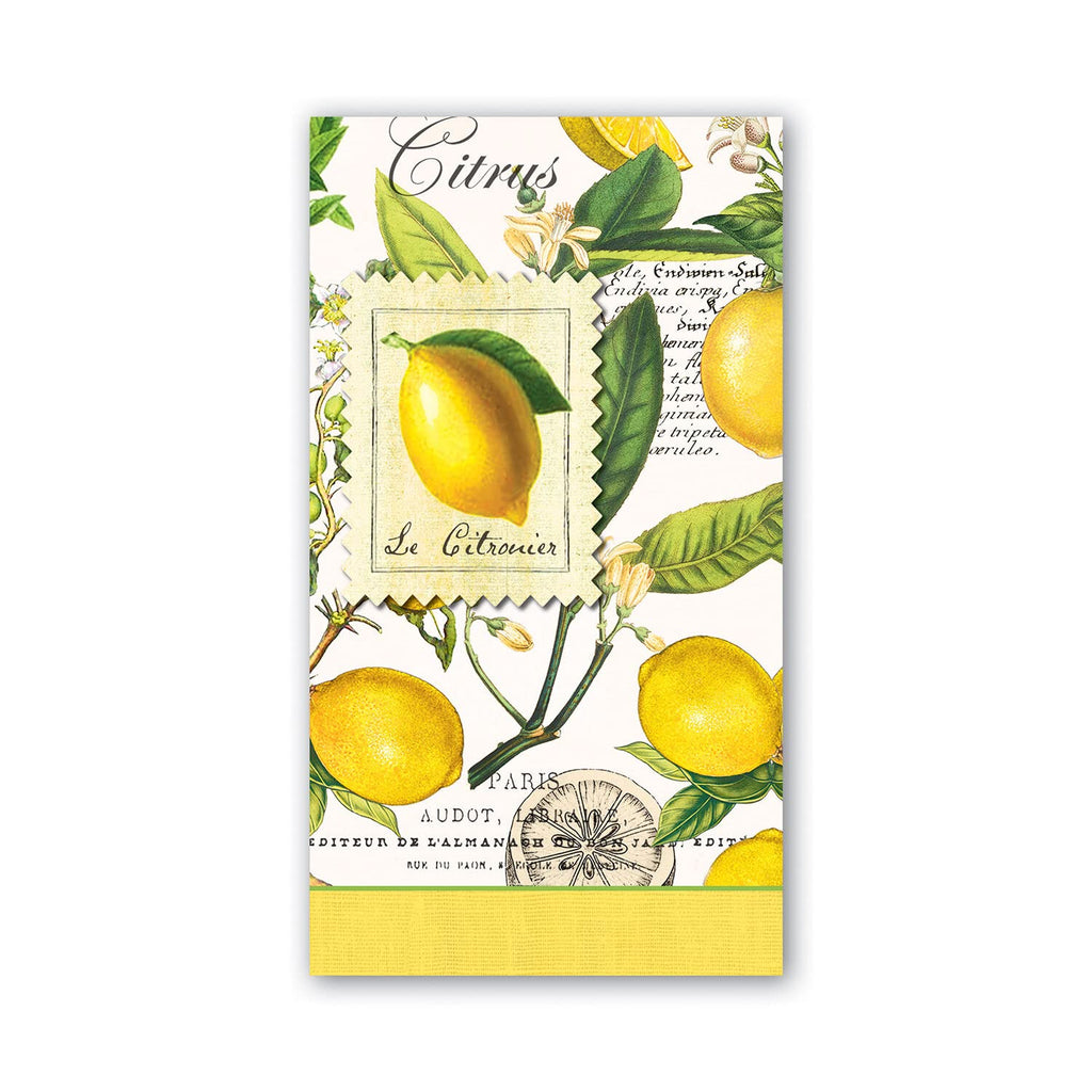 Michel Design Works Lemon Basil Paper Hostess Napkins