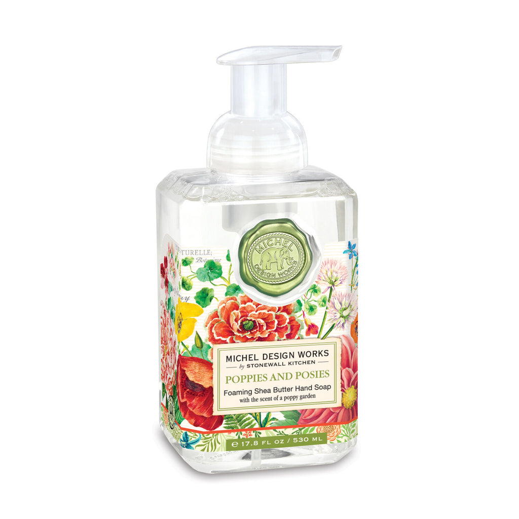 Michel Design Works Poppies and Posies Foaming Hand Soap