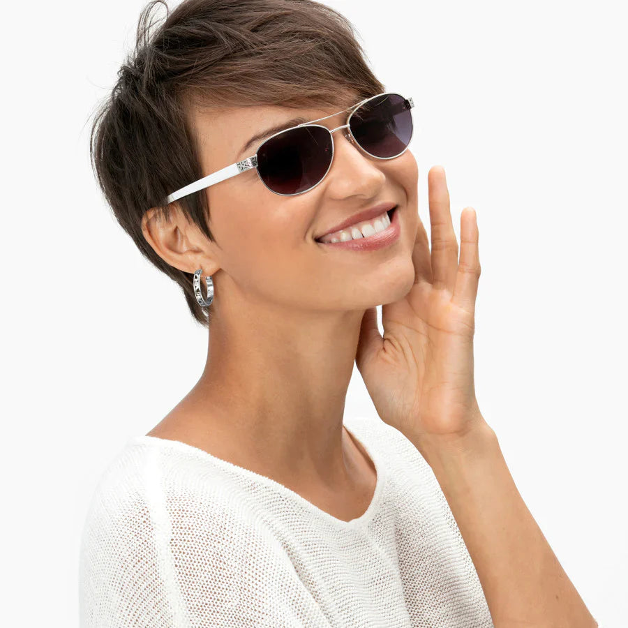 Model wearing Brighton Sugar Shack sunglasses